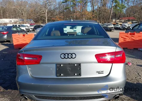 2015 Audi A6 3.0T Premium Plus из США, поврежденный, VIN WAUHGAFC0FN040528